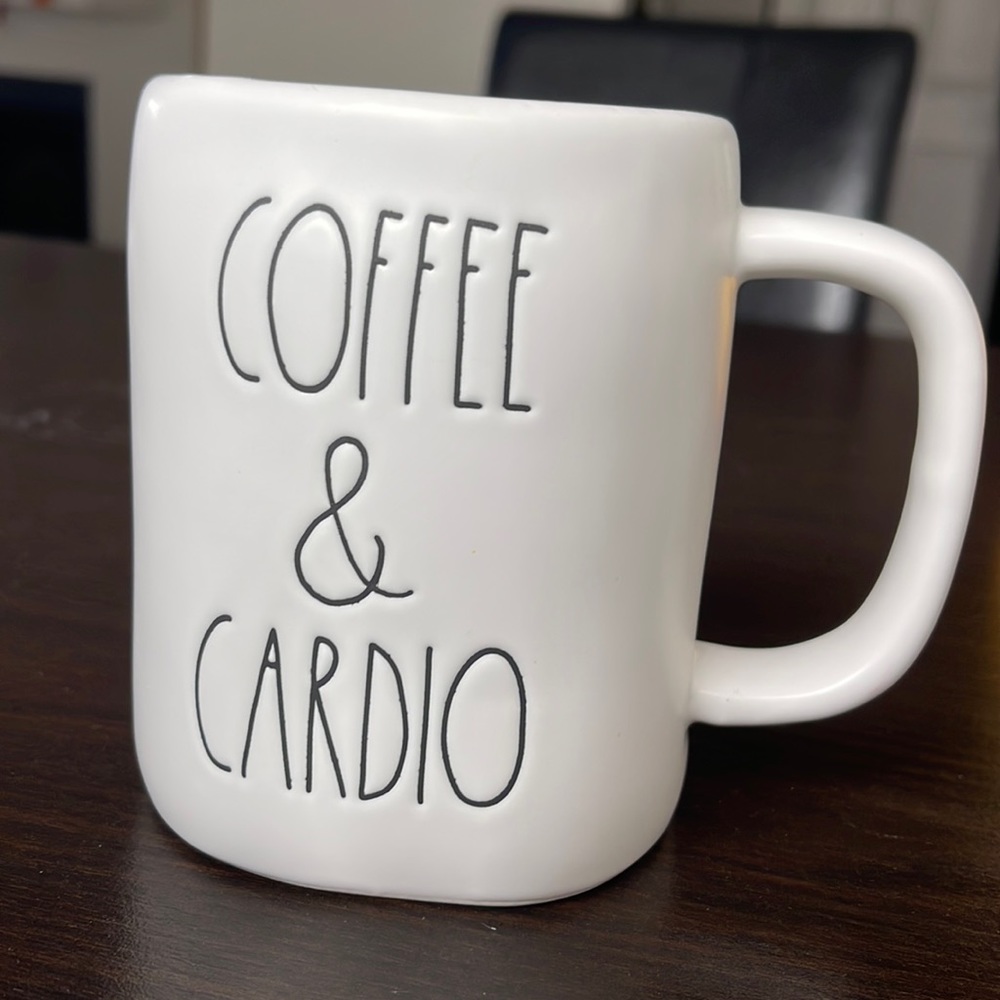 NEW Rae Dunn Coffee & Cardio Mug